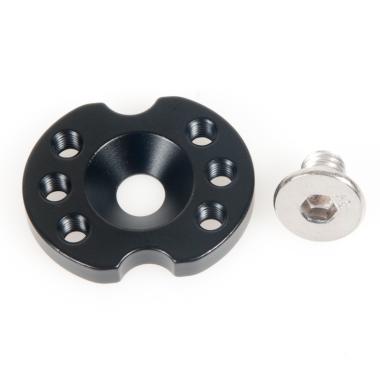 Accessory mounting base for handle with screws