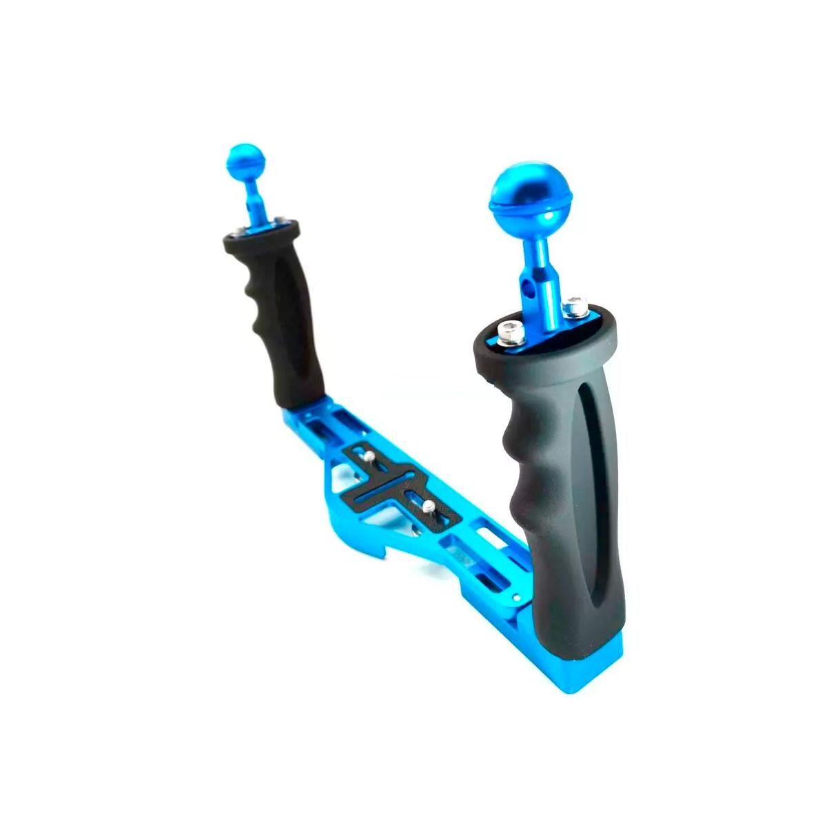 Base con maniglie in alluminio - per compatte e action cam