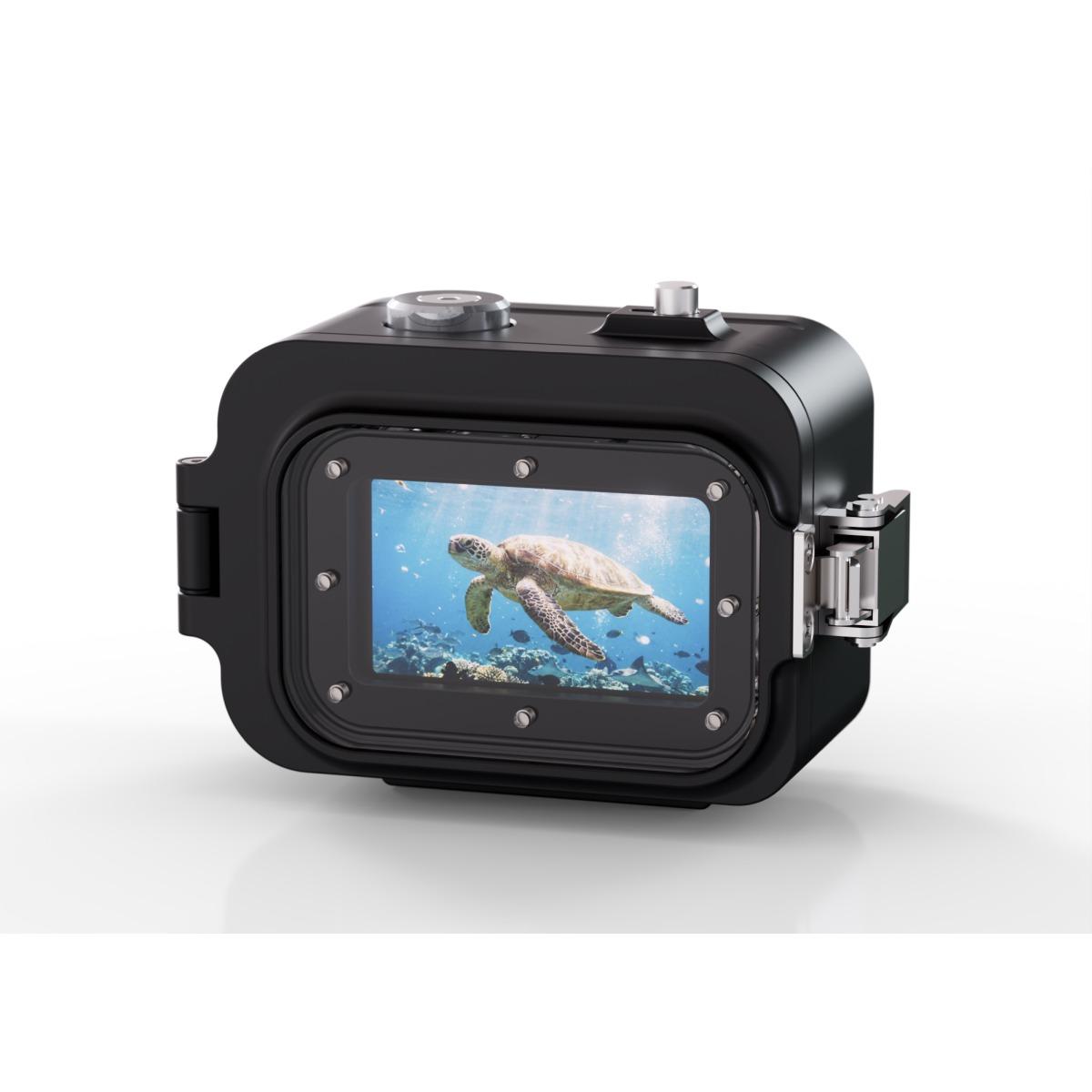 CUSTODIA SUBACQUEA IN ALLUMINIO PER DJI OSMO ACTION 6  - resistente fino a 250 metri