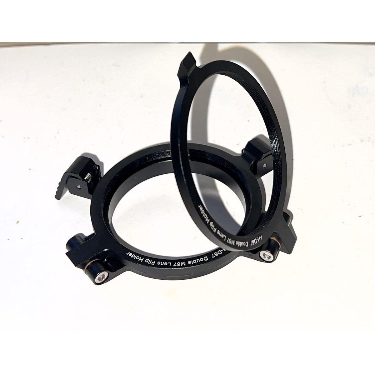 Attacco flip doppio per custodie con filettatura M67