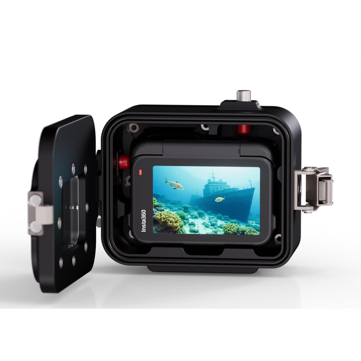 CUSTODIA SUBACQUEA IN ALLUMINIO PER INSTA360 ACE PRO 2 - resistente fino a 250 metri