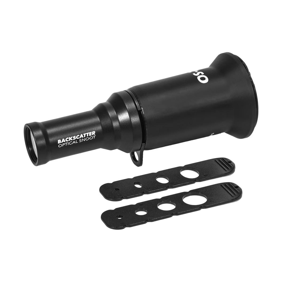 Snoot per backscatter atom flash