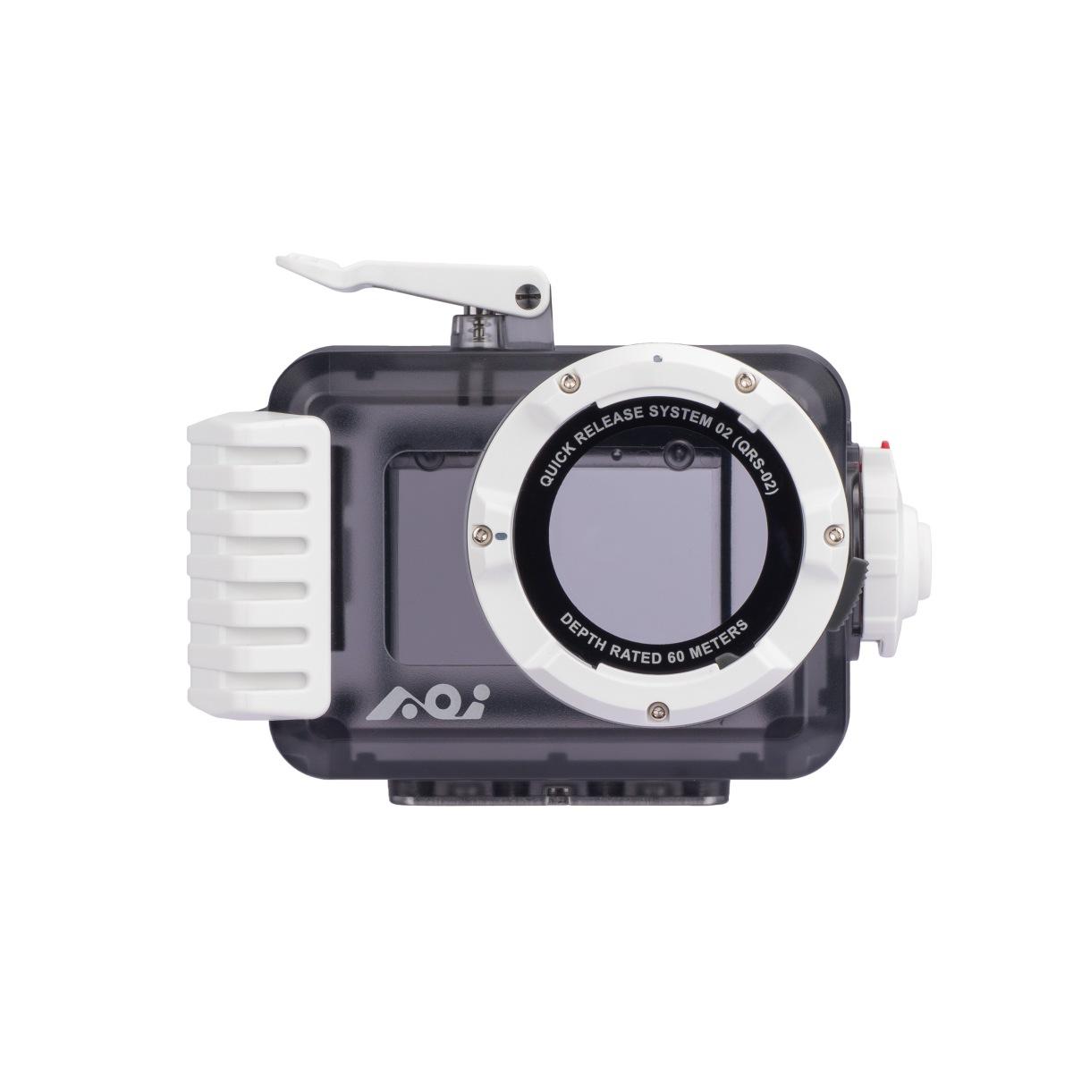 CUSTODIA UNIVERSALE PER ACTION CAM AOI UH-ACT - finiture bianche