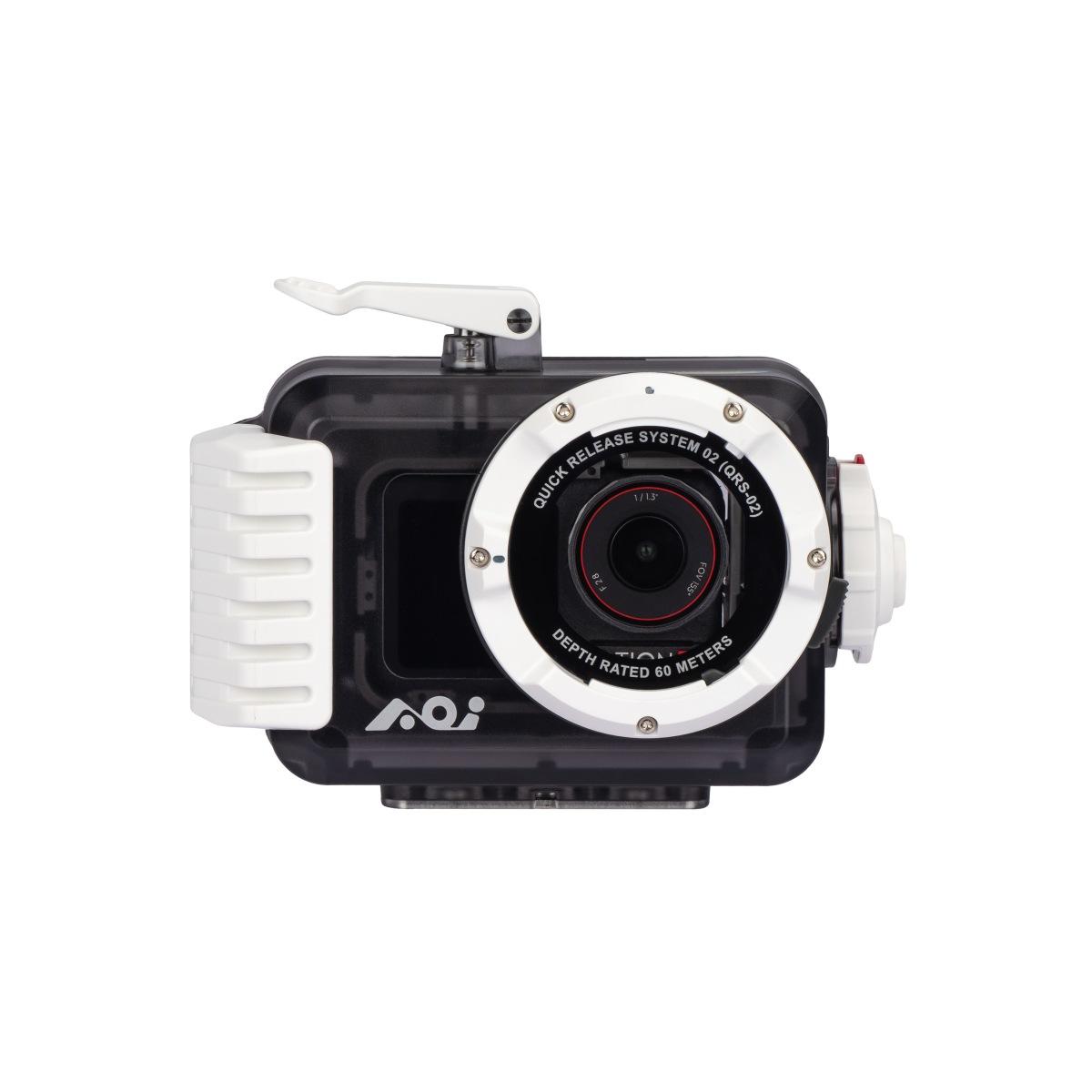 CUSTODIA UNIVERSALE PER ACTION CAM AOI UH-ACT - finiture bianche