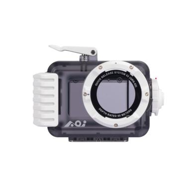 CUSTODIA UNIVERSALE PER ACTION CAM AOI UH-ACT - finiture bianche