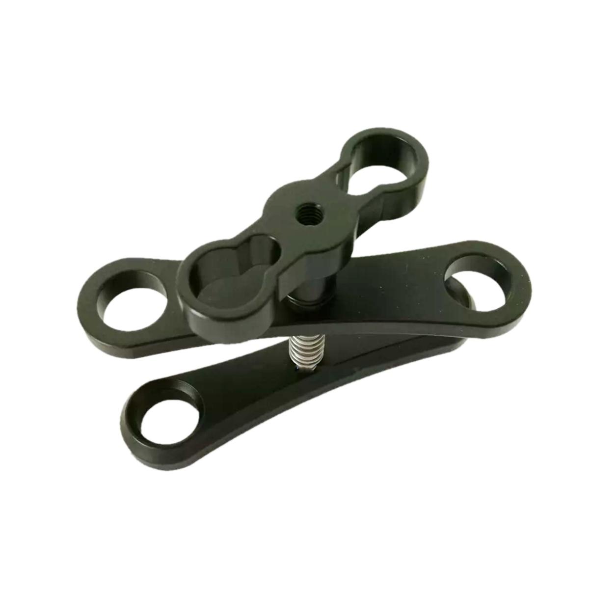 Clamp Alluminio per sistema Ball Joint - versione lunga con aggancio
